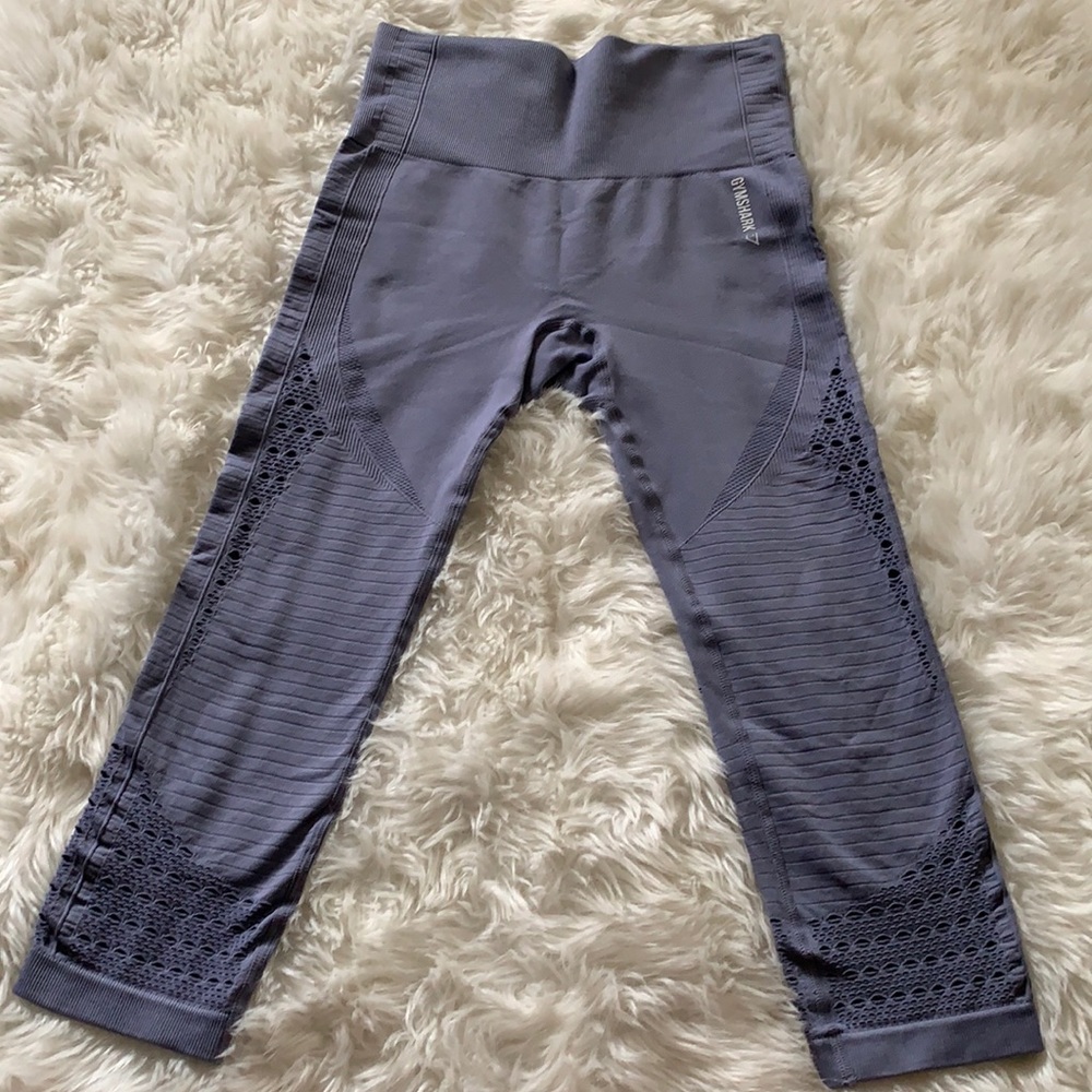 Lavender Gymshark energy+seamless cropped leggings